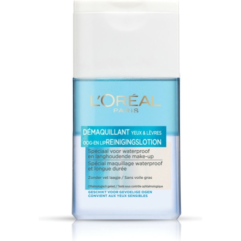 6x L'Oréal Dermo Expertise Waterproof Oogreinigingslotion 125 ml