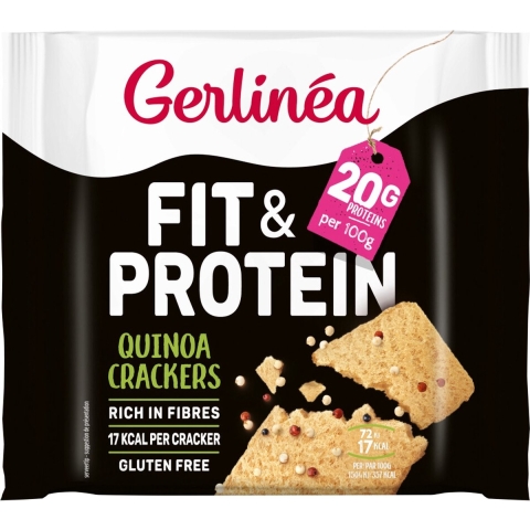 12x Gerlinea Quinoa Crackers 100 gr