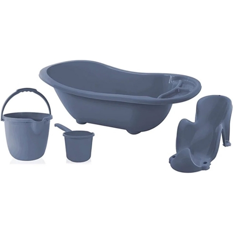 Badset Babyjem Blauw 4-delig