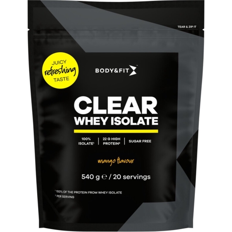 Body&Fit Clear Whey Isolate Mango 540 gr