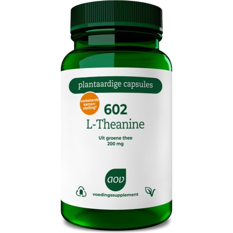 Gratis Verzending: AOV 602 L-Theanine 30 vegacapsules