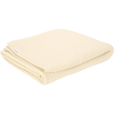 Deken Wieg Little Dutch Pure Soft White Gebreid