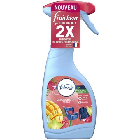 8x Febreze Textielverfrisser Spray Exotic Fruits 500 ml