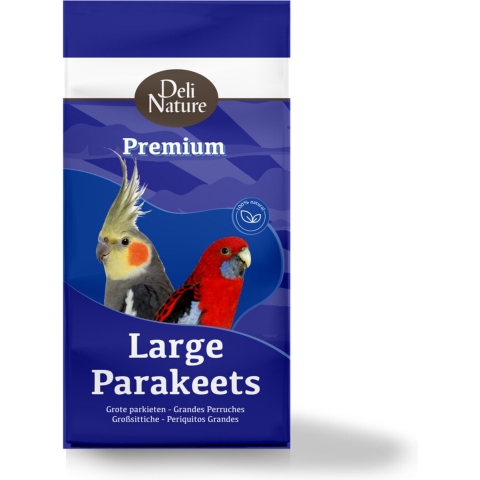 10x Deli Nature Premium Grote Parkiet 1 kg