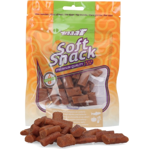 10x Braaaf Sticks Hondensnack Zalm - Pompoen - Selderij 85 gr