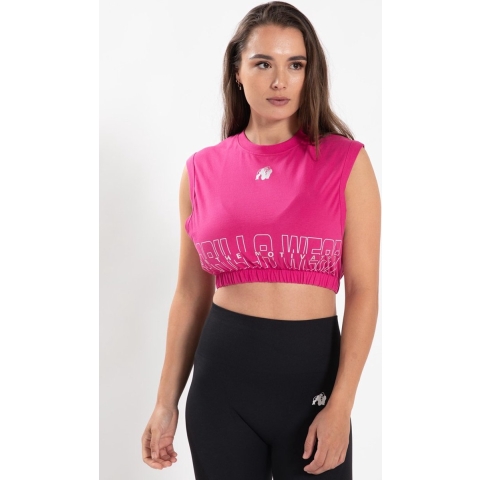 Gorilla Wear Albion Oversized Crop Top - Roze - XS