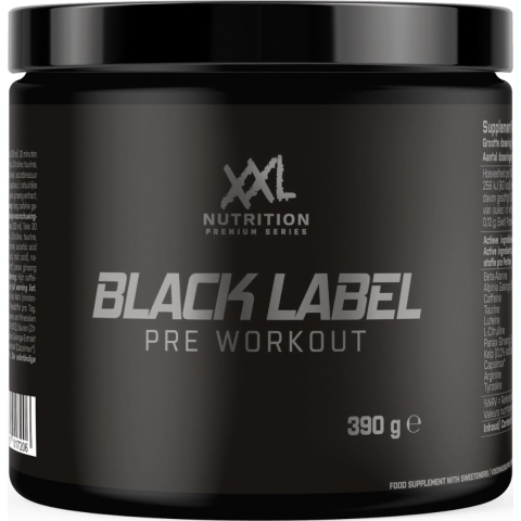XXL Nutrition Black Label Oranje Fruit 390 gr