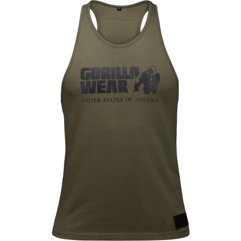 Gorilla Wear Classic Tank Top - Legergroen - L