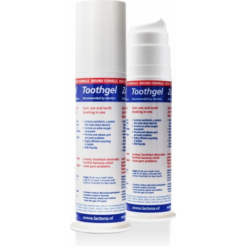 4x Lactona Tandgel 100 ml