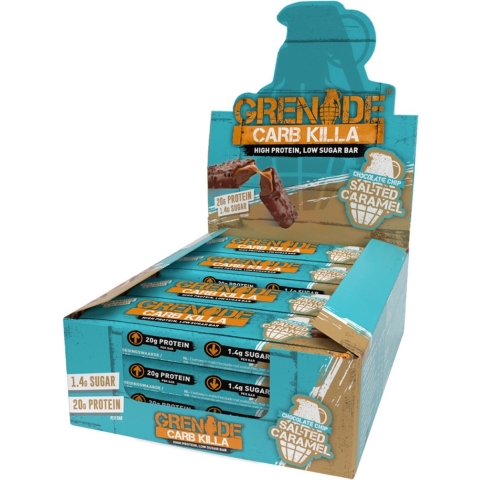 Grenade Protein Bars Chocolate Chip Salted Caramel 12 x 60 gr