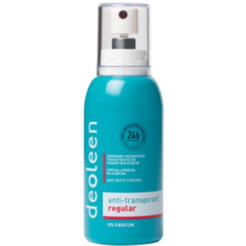 3x Deoleen Deodorant Regular Pompspray Anti-Transpirant 75 ml