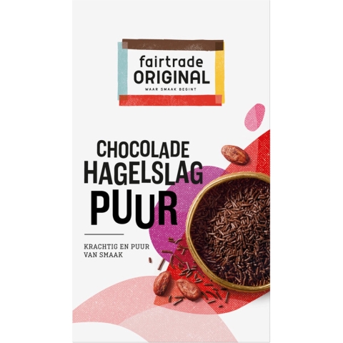 6x Fairtrade Original Hagelslag Puur 380 gr