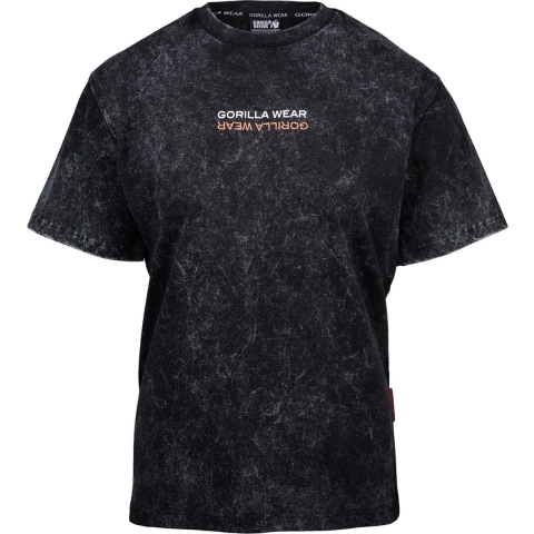 Gorilla Wear Medina Oversized T-shirt - Washed Zwart - S