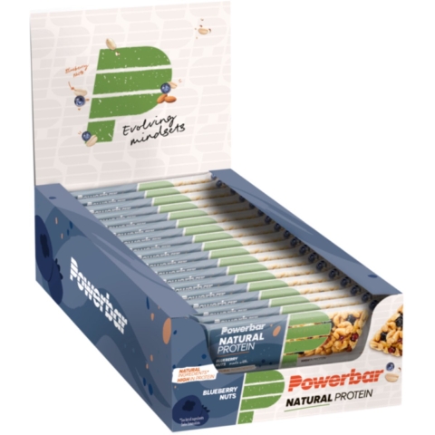Powerbar Natural Protein Bar - 18 x 40 gr - Bosbes Noten