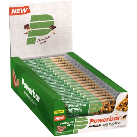 Powerbar Natural Protein Bar - 18 x 40 gr - Chocolade Noten