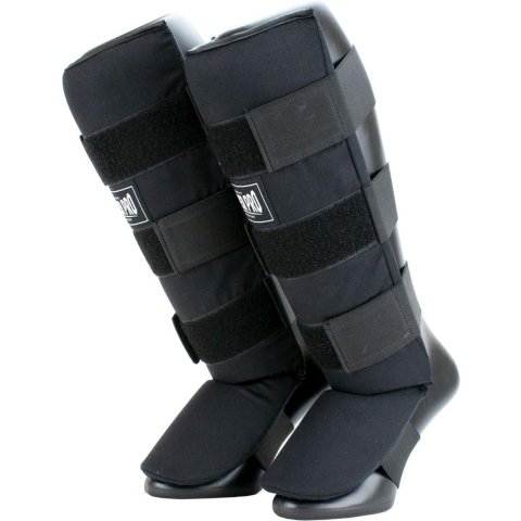Super Pro Combat Gear Savior Scheenbeschermers - Zwart/Wit - XL