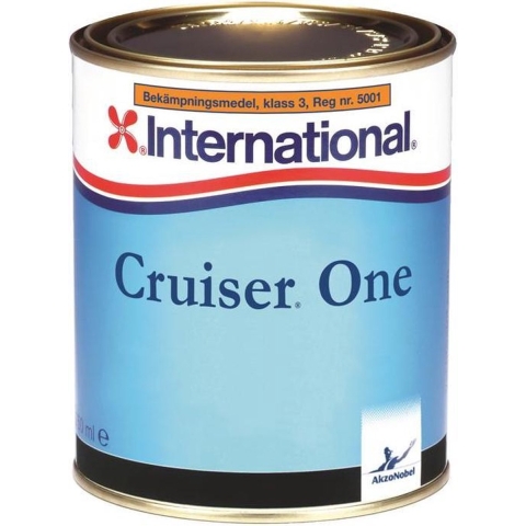 International Cruiser One zelfslijpende antifouling 750 ml, 011 black
