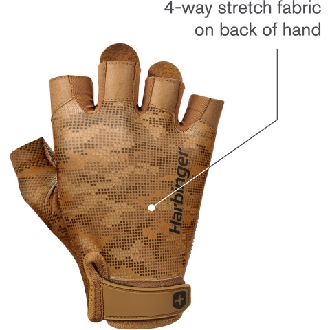 Harbinger Pro 2.0 Unisex Fitness Handschoenen - Bruin - M