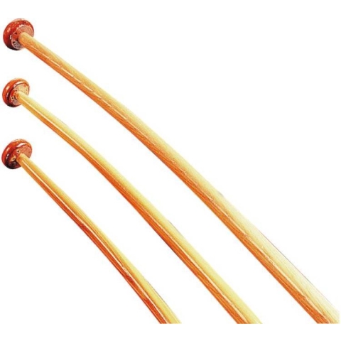 MW Vlaggenstok hout gebogen met knop 60 cm essen