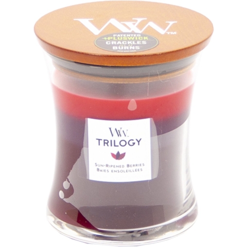 WoodWick Trilogy Candle Sun-Ripped Berries Medium