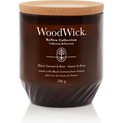WoodWick ReNew Candle Black Current&Rose Medium