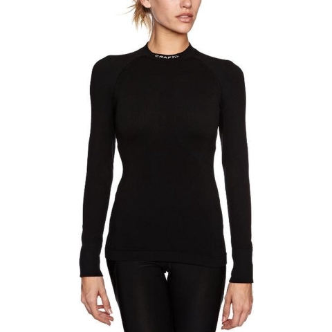 Craft WARM CREWNECK shirt met lange mouwen en hoog aangesloten hals