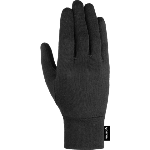 Reusch Merino Wool Conductive onderhandschoenen zwart, 9