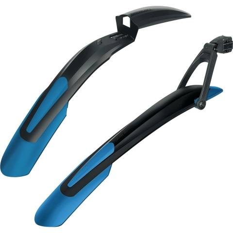 SKS Blade Set Blue 29 inch shockblade&X-Blade spatbordenset blauw/zwart