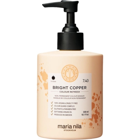 Maria Nila Colour Refresh Haarmasker 300ml 7.40 Bright Copper