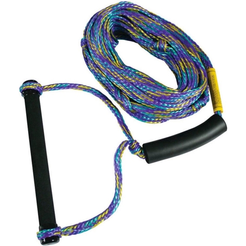 Lalizas Ski Rope waterski en wakeboard lijn met hendel, lengte 23 meter