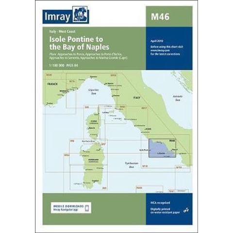 Imray M46 Isole Pontine to the Bay of Naples