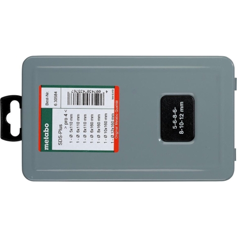 Metabo 630584000 SDS-Plus 7 Delige Pro 4 Hamerborenset