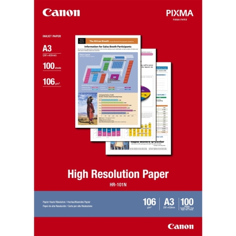 Canon HR-101N A3 100 vel high resolution paper 106g