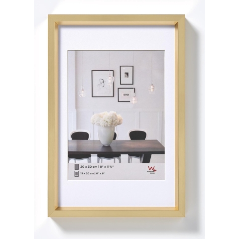 WALTHER DESIGN Walther Steel Style 50x60cm Goud fotokader