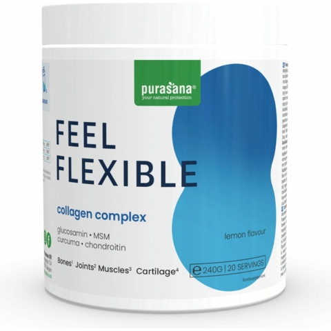 Purasana Feel Flexible Collagen Lemon | 240 g