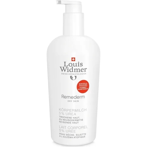 Louis Widmer Remederm Lichaamsmelk 5% Urea (met Parfum) | 400 ml