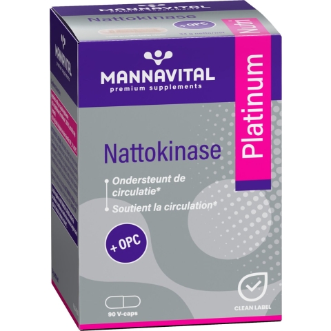 Mannavital Nattokinase Platinum | 60 capsules