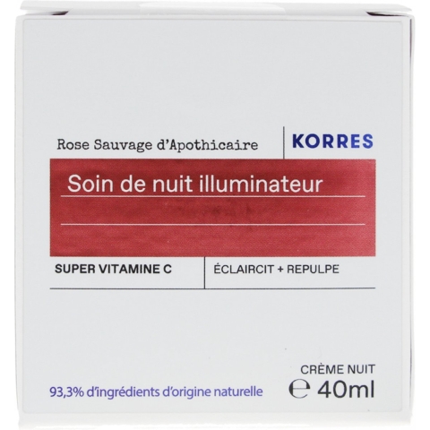 Korres Verhelderende Nachtverzorging voor het Gelaat | 20 ml