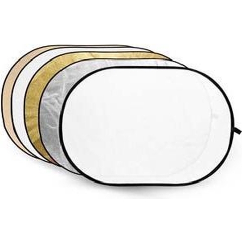 Godox 5-in-1 Reflectiescherm Gold, Silver, Soft Gold, White, Translucent - 60x90cm