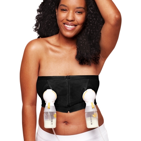 Medela Hands-Free Kolfbeha Zwart Maat L | 1 stuk