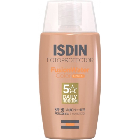 ISDIN Fotoprotector FusionWater Color Medium SPF 50 | 50 ml