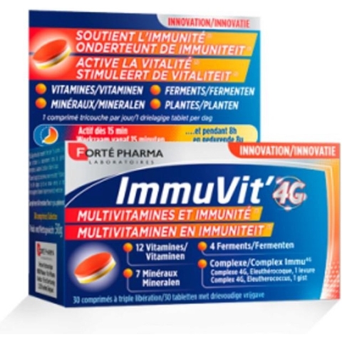 Forté Pharma ImmuVit'4G DUO | 2 x 30 tabletten PROMO