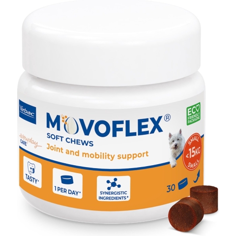 Virbac Movoflex Bouchées Chien Small<15 kg | 30 pièces