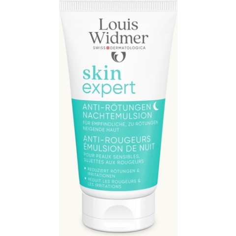 Louis Widmer Skinexpert Anti-Roodheid Nachtemulsie | 50 ml