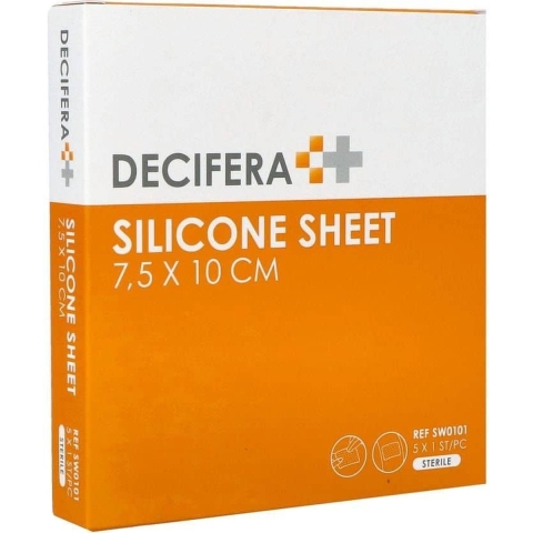 Decifera Silicone Sheet 7,5 x 10 cm | 5 stuks