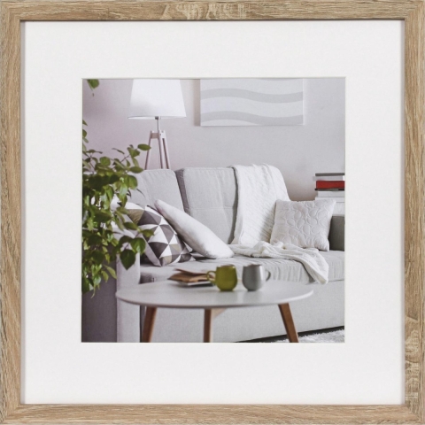 Henzo Modern 60x60cm Midden Bruin 81.079.06 fotokader