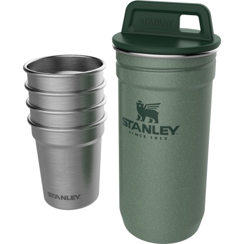 Adventure stapelbare shotglazen set | Groen | Hammertone Green | Stanley 1913