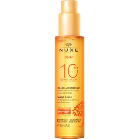 Nuxe Sun Tanning Sun Oil Face and Body SPF10 | 150 ml
