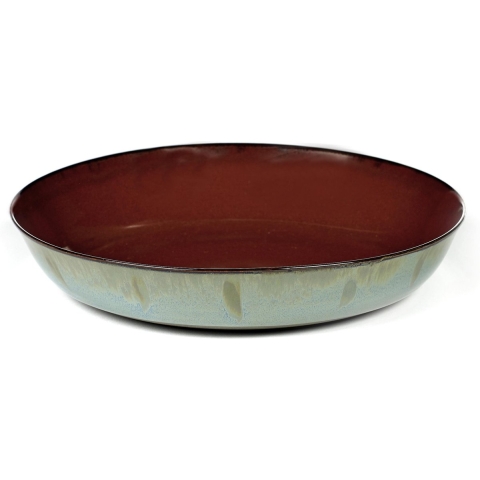 Serax Terres De Rêves By Anita Le Grelle Diep Bord Ø21 Rust/smokey Blue