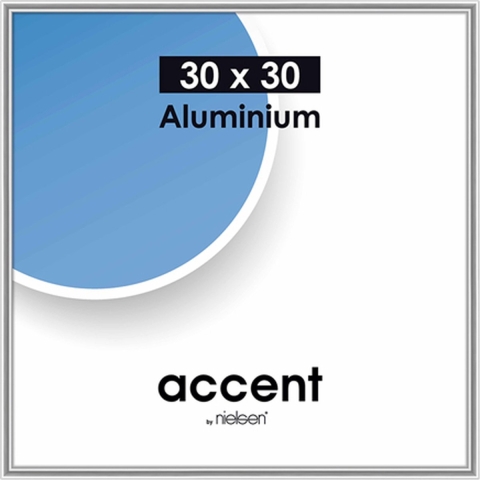 Nielsen Fotolijst 54123 Accent Glanzend Zilver 30x30 cm